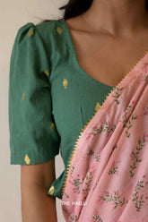 Gypsy Green Cotton Blouse